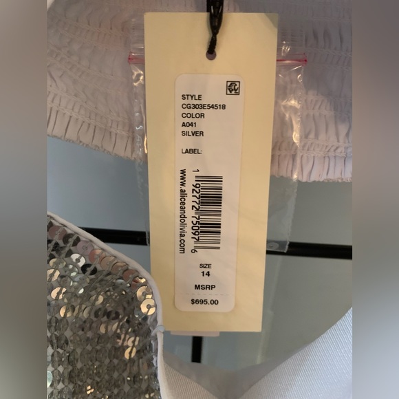 Alice + Olivia May Halter Neck Sequin Gown - Picture 11 of 12